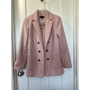 Talbots Women’s Formal Long Sleeve‎ Double-Breasted Blazer Jacket Pink Size 6